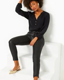 Best Sale 29" Eagan High-Rise Stretch Coated Jean Women Bottoms