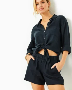 Discount 4" Lilo Linen Short Women Bottoms