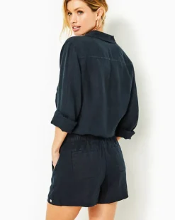 Discount 4" Lilo Linen Short Women Bottoms