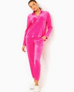 Clearance 28" Mallie Velour Pant Women Loungewear