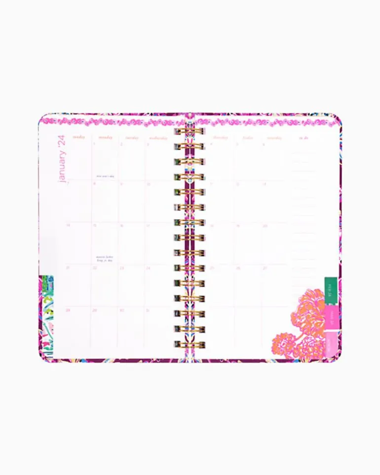 Flash Sale 2024 Medium Monthly Planner - 12 Month Women Office Supplies & Stationery