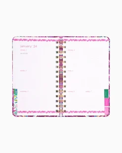 Flash Sale 2024 Medium Monthly Planner - 12 Month Women Office Supplies & Stationery