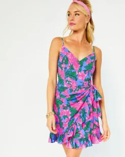 Online Alisa Wrap Dress Women Dresses