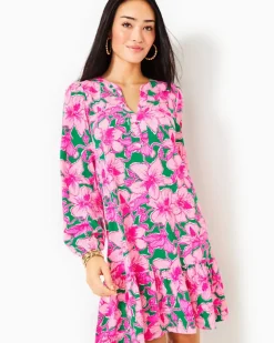 New Alyssa A-Line Cotton Dress Women Dresses