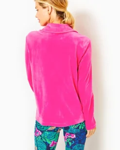 New August Velour Pullover Women Loungewear