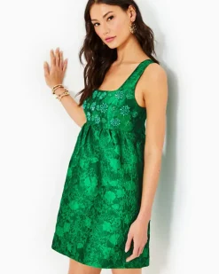 Best Bellami Embellished Floral Jacquard Dress Women Dresses