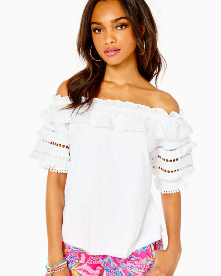 Fashion Brentwood Off-The-Shoulder Top Women Tops