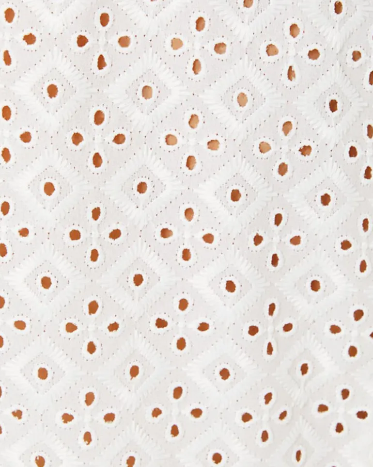 Sale Calynn Eyelet Button Down Top Women Tops