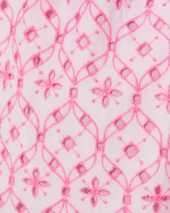 Flash Sale Cartley Elbow Sleeve Eyelet Shirtdress Women Dresses