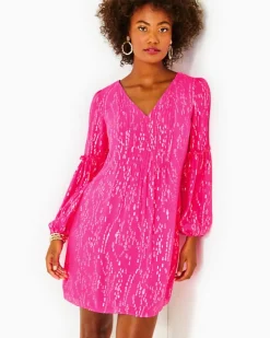 Online Cleme Silk Dress Women Dresses