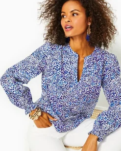 Sale Coulter Long Sleeve Cotton Top Women Tops