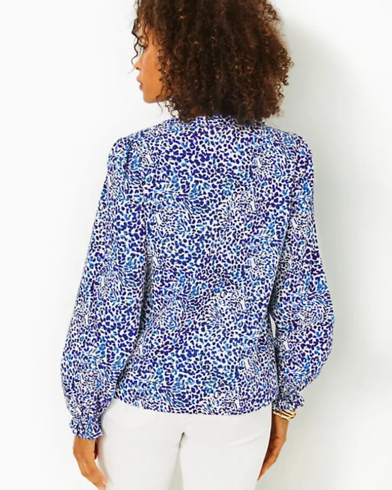 Sale Coulter Long Sleeve Cotton Top Women Tops