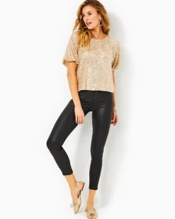 Flash Sale Cressida Sequin Knit Top Women Tops