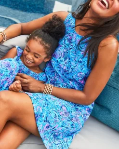 Cheap Edelyn Linen Swing Shift Dress Women Dresses