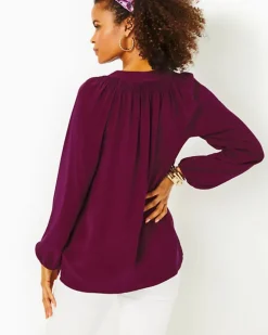 Online Elsa Silk Top Women Tops