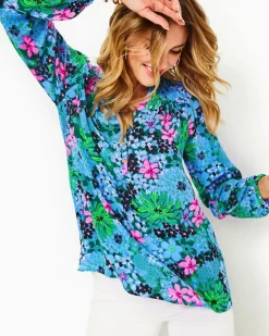 Cheap Elsa Silk Top Women Tops