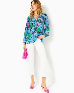 Cheap Elsa Silk Top Women Tops