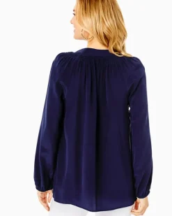 Outlet Elsa Silk Top Women Tops