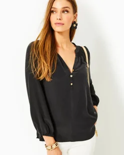 Fashion Elsa Silk Top Women Tops