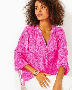 Cheap Elsa Silk Top Women Tops