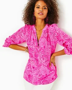 Cheap Elsa Silk Top Women Tops