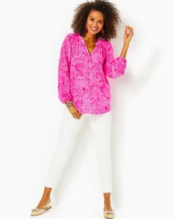 Cheap Elsa Silk Top Women Tops