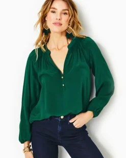 Discount Elsa Silk Top Women Tops