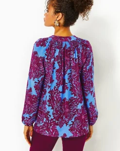 Cheap Elsa Silk Top Women Tops