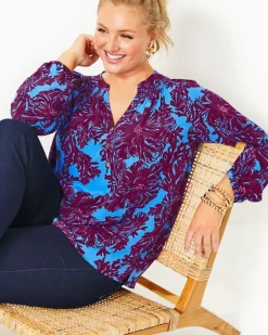 Cheap Elsa Silk Top Women Tops