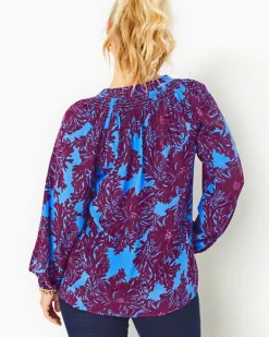 Cheap Elsa Silk Top Women Tops