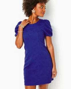 Fashion Emilie Short Sleeve Shift Dress Women Dresses