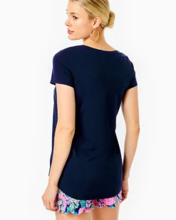 New Etta Scoopneck Top Women Loungewear