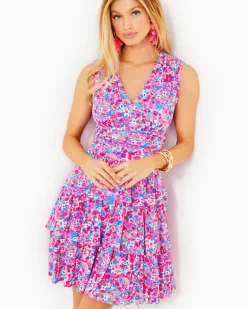 Sale Faye V-Neck Ruffle Dress Women Dresses