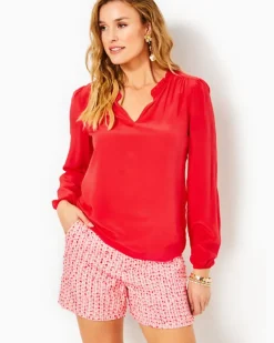 Hot Giana Silk Top Women Tops