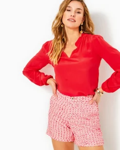 Hot Giana Silk Top Women Tops