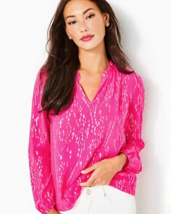 Discount Giana Silk Top Women Tops