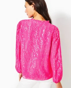 Discount Giana Silk Top Women Tops