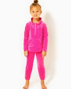 Cheap Girls Little Skipper Ruffle Velour Popover Women Girls Tops & Bottoms