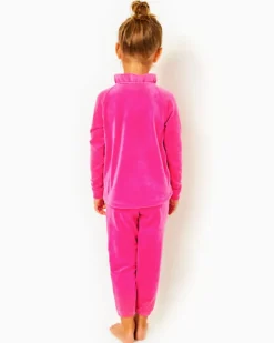 Cheap Girls Little Skipper Ruffle Velour Popover Women Girls Tops & Bottoms