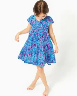 Discount Girls Mini Kawai Tiered Dress Women Girls Dresses & Rompers