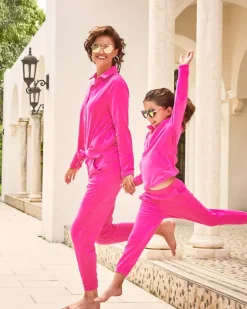 Discount Girls Mini Mallie Velour Pant Women Girls Tops & Bottoms