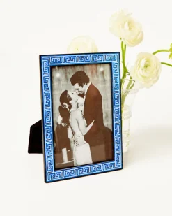 Online Greek Key Enamel Frame Women Home Decor