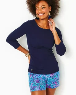 New Halee 3/4-Sleeve Top Women Tops