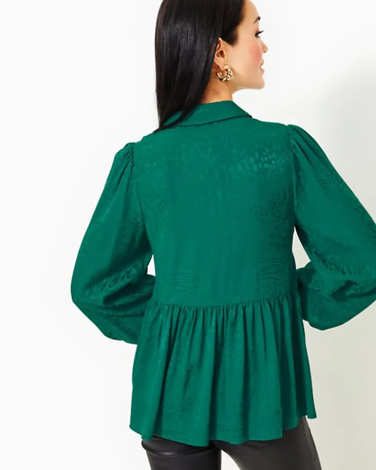 Sale Jaylene Jacquard Top Women Tops