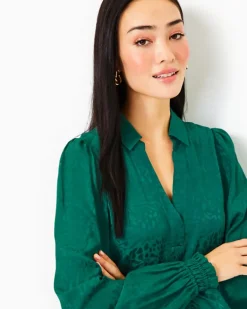 Sale Jaylene Jacquard Top Women Tops