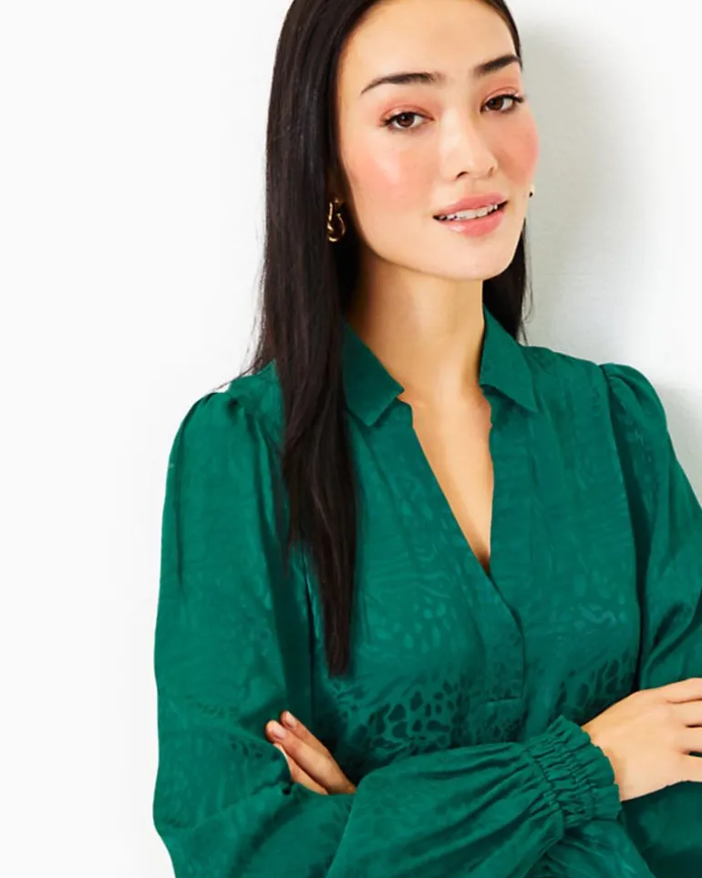 Sale Jaylene Jacquard Top Women Tops