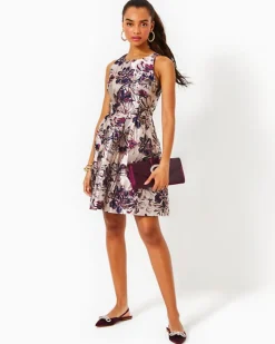 Store Jollian Floral Jacquard Dress Women Dresses