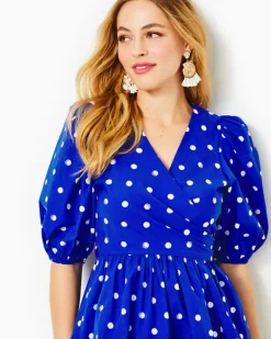 Sale Kara Cotton Wrap Top Women Tops