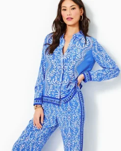 Cheap Kiran Button Down Top Women Tops