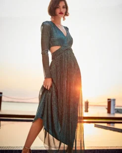 Fashion Latrice Long Sleeve Maxi Dress Women Dresses
